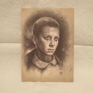 Eleven print Stranger Things by Kevin Llewellyn